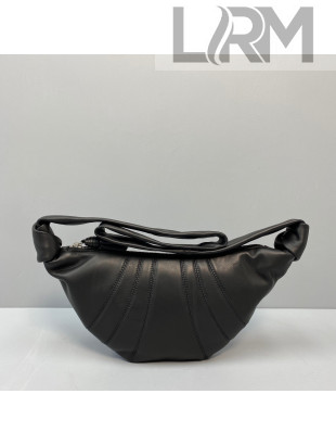 Lemaire Nappa Leather Small Croissant Bag Black 2021
