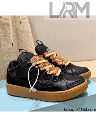 Lanvin Curb Zigzag-laces Sneakers Black 2021 