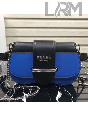 Prada Sidonie Leather Belt Bag 1BL021 Blue 2019