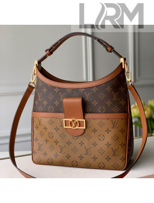 Louis Vuitton Hobo Dauphine MM Shoulder Bag M45195 Monogram Canvas/Brown 2020