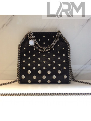 Stella McCartney Tiny Falabella Studded Tote Bag 18cm Black 2020
