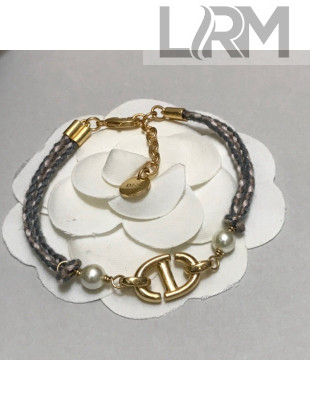 Dior CD Navy Bracelet Grey 2021 100846