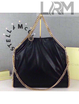 Stella McCartney Falabella Fold Over Tote Bag Black/Gold 2020