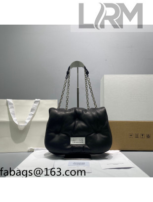 Maison Margiela Glam Slam Medium Flap Bag Black/Silver 2021