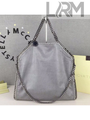 Stella McCartney Falabella Fold Over Tote Bag Grey 2020