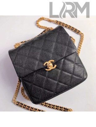 Chanel Grained Calfskin Backpack AS3108 Black 2022