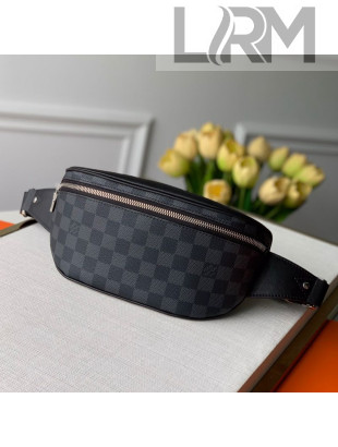 Louis Vuitton Men's Campus Bumbag/Belt Bag in Damier Graphite Canvas N40362 2020