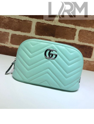 Gucci GG Marmont Large Cosmetic Case 625690 Pastel Green 2020