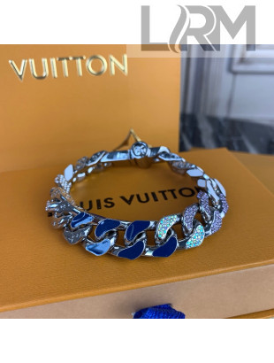 Louis Vuitton Chain Links Patches Bracelet 2021 37