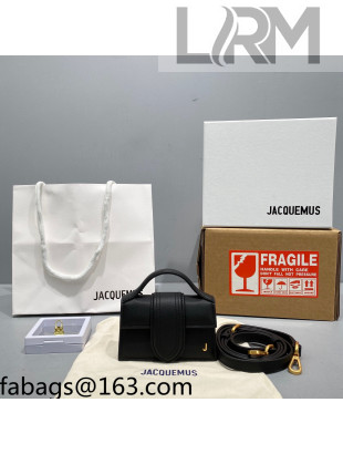 Jacquemus Le Bambino Leather Mini Bag Black 2021