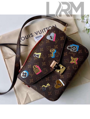 Louis Vuitton Monogram Canvas Love Lock Pochette Metis Bag M44366 2019