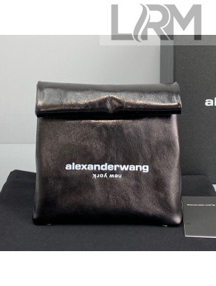 Alexander Wang Lambskin Lunch Bag Cluch Black 2021