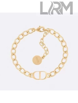 Dior CD Chain Bracelet All Gold 2020