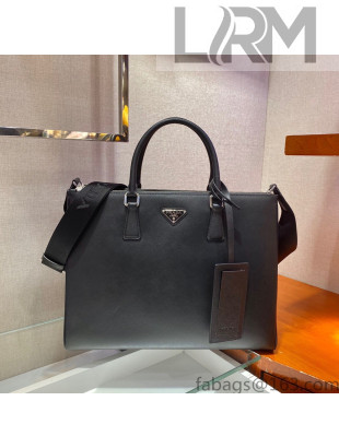 Prada Saffiano Leather Prada Galleria Bag 2VG061 Black 2022