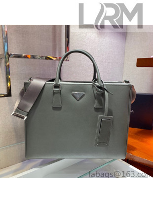 Prada Saffiano Leather Prada Galleria Bag 2VG061 Grey 2022