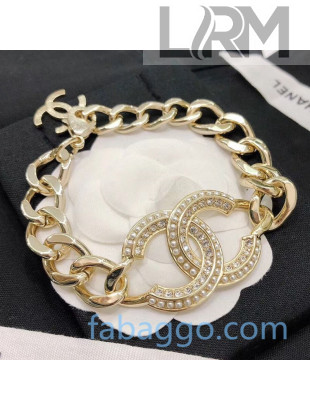 Chanel Pearl CC Chain Bracelet 2020