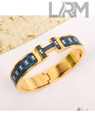 Hermes Clic Bracelet HB012008 Blue 2022