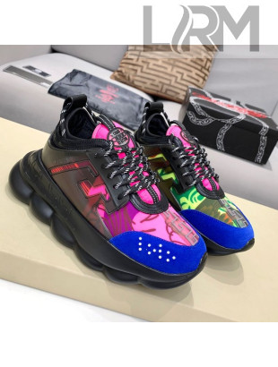 Versace Print Sneakers Pink/Blue 14 2021