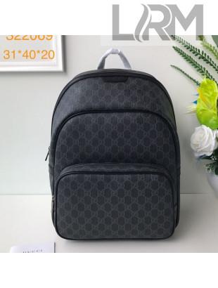 Gucci GG Canvas Backpack 322069 Black 2020