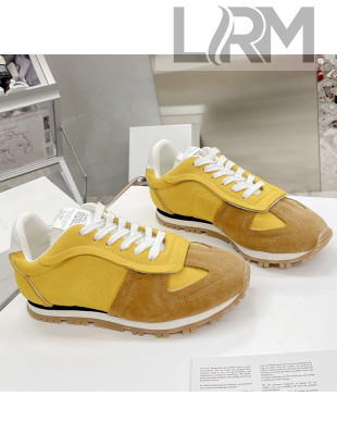 Maison Margiela Patchwork Suede Sneakers Yellow 2021