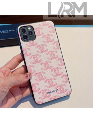 Chanel CC iPhone Case Pink 2021 