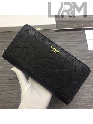 Givenchy Zip Long Wallet Black 2021 03