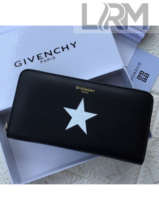 Givenchy Zip Long Wallet Black 2021 04