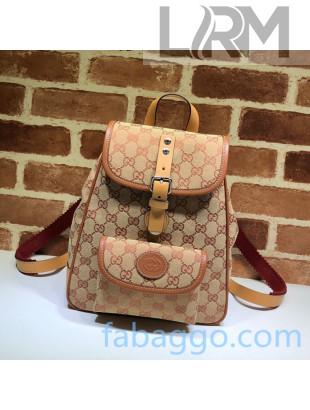 Gucci GG Canvas Backpack 630818 Apricot 2020