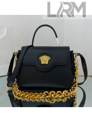 Versace La Medusa Medium Handbag Black/Gold 2021