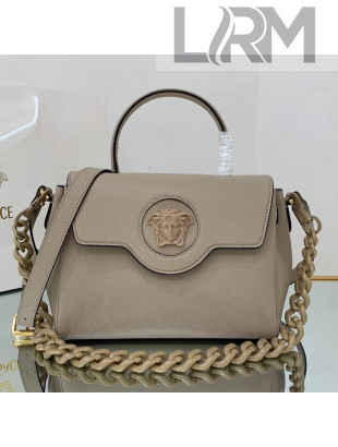 Versace La Medusa Medium Handbag Beige 2021