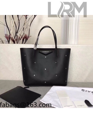 Givenchy Studded Black Calfskin Tote Bag 34cm 8841 26