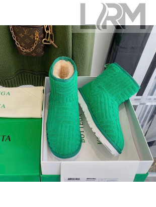 Bottega Veneta Sponge Ankle Boots Green 2021 112216
