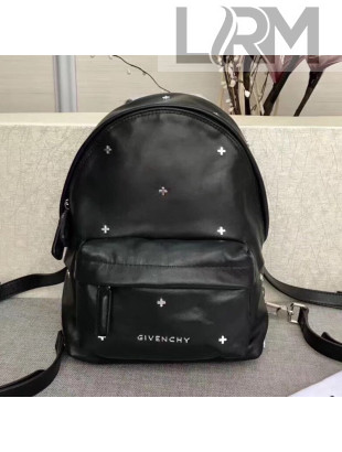 Givenchy Calfskin Cross Studs Nano Backpack Black 2019