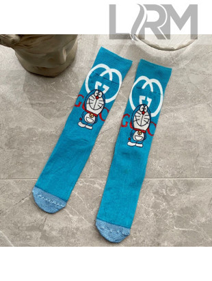 Doraemon x Gucci Socks Blue 2021