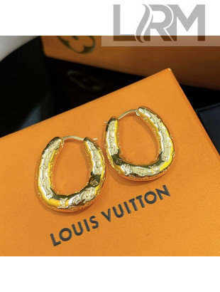 Louis Vuitton U-Shaped Stud Earrings Gold 2021 39