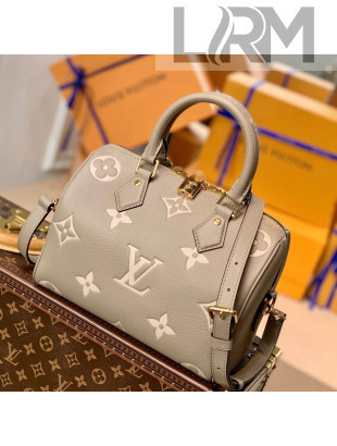 Louis Vuitton Speedy 25 Bag in Gaint Monogram Leather M58947 Grey 2021