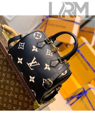 Louis Vuitton Speedy 25 Bag in Gaint Monogram Leather M58947 Black 2021