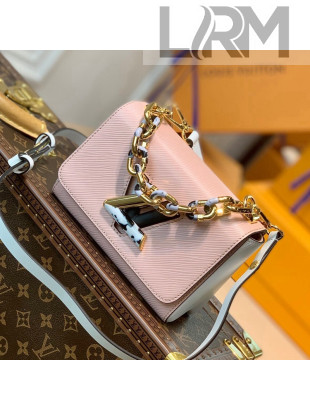 Louis Vuitton Twist PM Bag in Pink Epi Leather with Stones M58566 2021