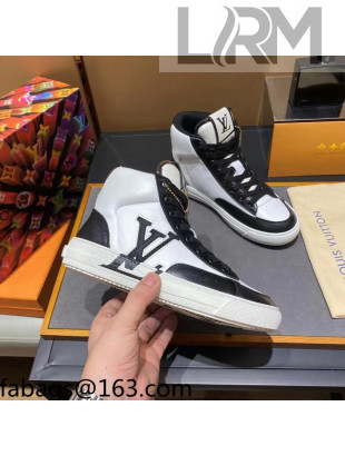 Louis Vuitton Charlie Calfskin Sneakers Boots White/Black 2021