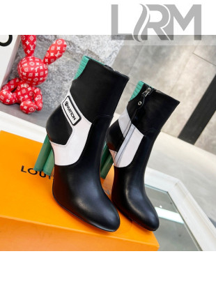 Louis Vuitton Silhouette Leather Ankle Boots Green 2021 112488