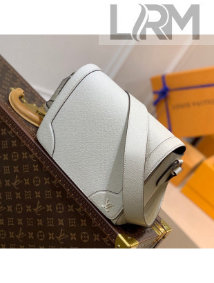 Louis Vuitton Men's New Flap Messenger Bag in Beige Taiga Leather M30813 2021