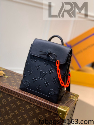 Louis Vuitton Steamer XS Monogram Leather Bag M58707 Black 2022