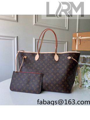 Louis Vuitton Neverfull GM Tote Bag M41180 Monogram Canvas/Red 2022 53