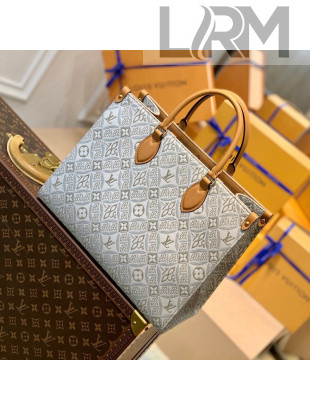 Louis Vuitton Since 1854 OnTheGo MM Tote Bag M59614 Grey/Beige/Caramel Brown 2022