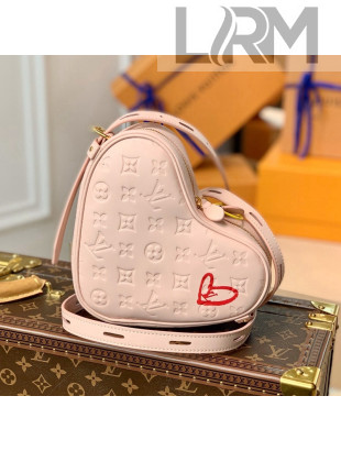 Louis Vuitton Sac Coeur Crossbody Bag M58738 Nude Pink Fall in Love 2021