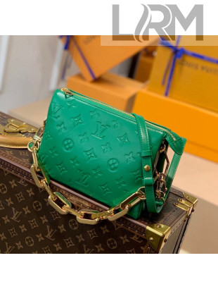 Louis Vuitton Coussin BB in Monogram Puffy Lambskin M59389 Emerald Green 2021