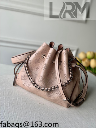 Louis Vuitton Mahina Monogram Perforated Bella Bucket Bag M57070 Pearly Pink 2022