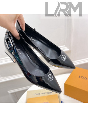 Louis Vuitton Magnetic Pumps 3.5cm in Patent Calf Leather Black 2022