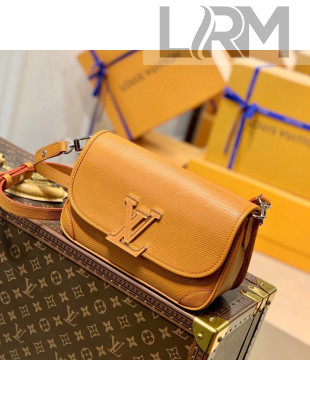 Louis Vuitton Buci Crossbody Bag in Epi Leather M59459 Gold Miel Brown 2022