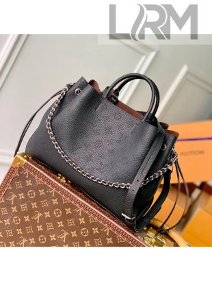 Louis Vuitton Bella Tote Bag in Mahina Perforated Calfskin M59200 Black 2022
